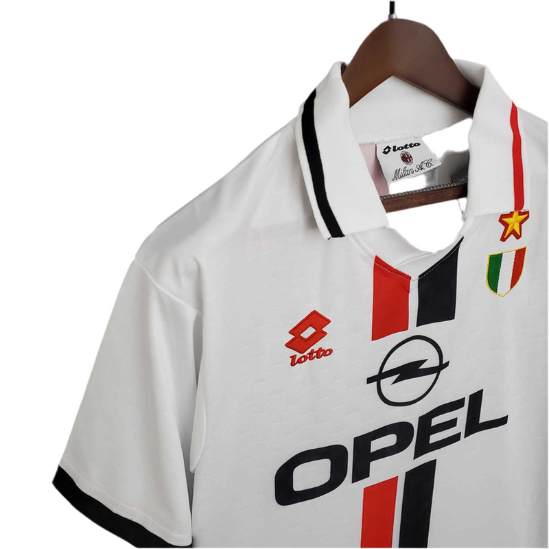 Camisola AC Milan Retrô 1995/1997 Branca - Lotto