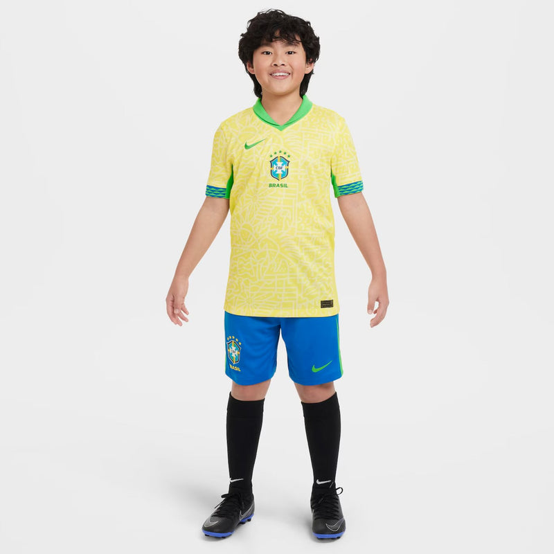 Kit Infantil Brasil 24/25 - Amarelo e Azul