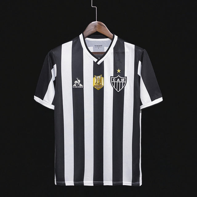 Camisola Atlético Mineiro I [Patch Campeão Brasileiro] 21/22 - Preto e Branco