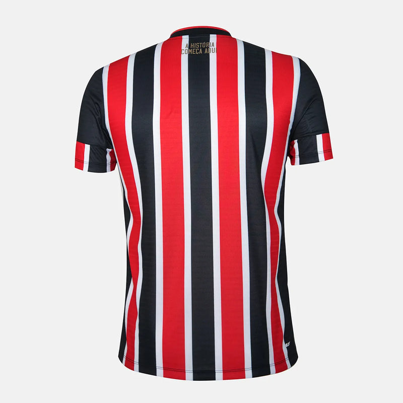 Camisola São Paulo II 2024 - Vermelho e Preto