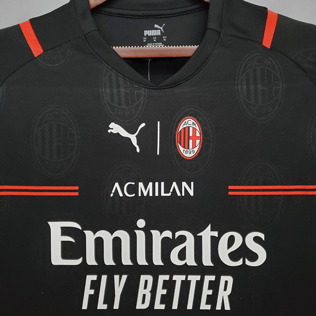 Camisola AC Milan 21/22 - Preto