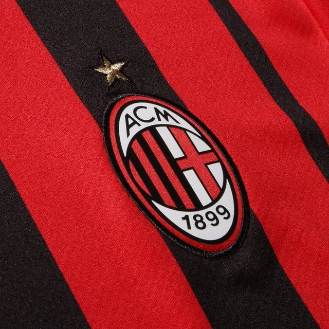 Camisola AC Milan I 21/22 - Preto e Vermelho