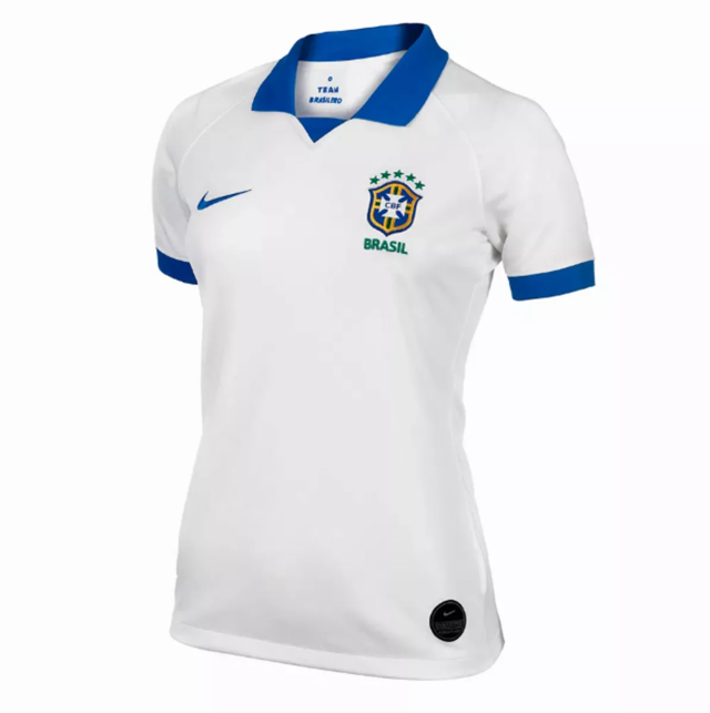 Camisola Feminina Seleção Brasil 21/22 - Branca