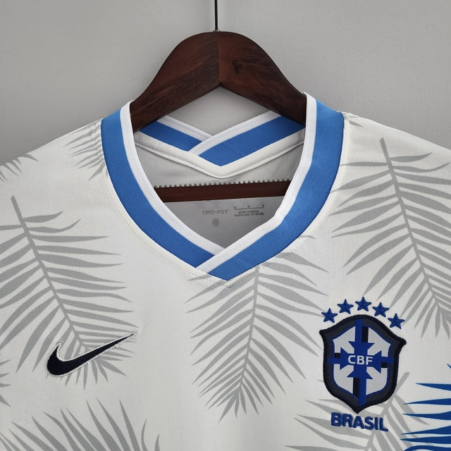 Camisola Conceito Feminina Seleção Brasil [Amazonia] - Branca - por @ikrodesign