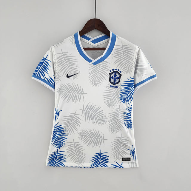 Camisola Conceito Feminina Seleção Brasil [Amazonia] - Branca - por @ikrodesign