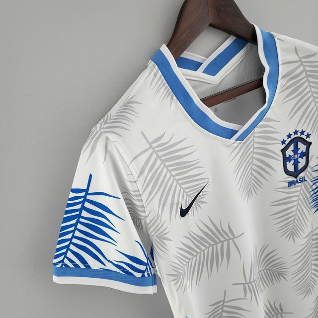 Camisola Conceito Feminina Seleção Brasil [Amazonia] - Branca - por @ikrodesign