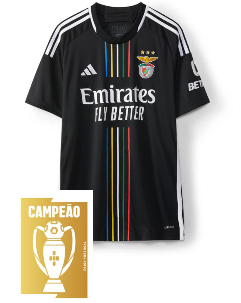 Camisola Benfica Alternativa 23/24 [Com Patch] - Preto