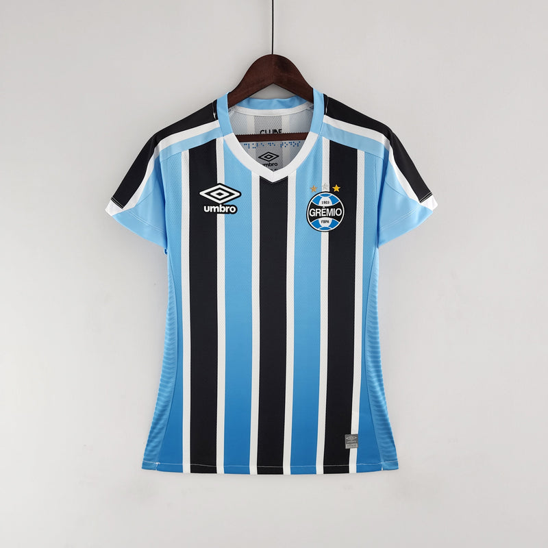 Camisola Feminina Grêmio I 22/23 - Azul